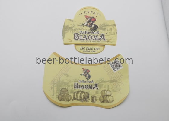 China Wholesale Waterproof Adhesive Vinyl Private Custom Wine Labels Printing for Wine Bottle Stickers