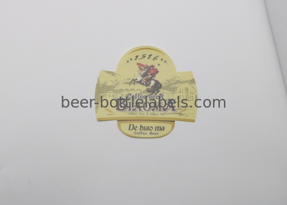 Custom Printing Self Adhesive Glossy / Matte Finishing Die Cut Waterproof Vinyl Whisky Sticker Label For Wine Bottle