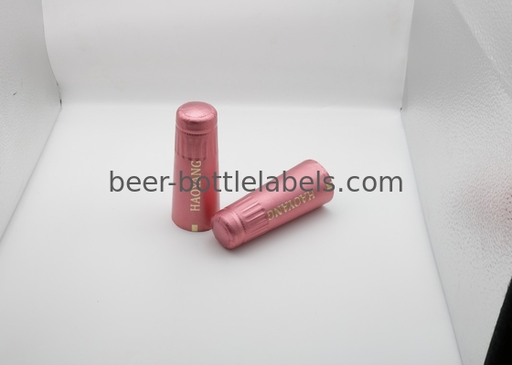 Embossed 34*90mm Champagne Wine Bottle Aluminum Foil Capsule Shrink Caps