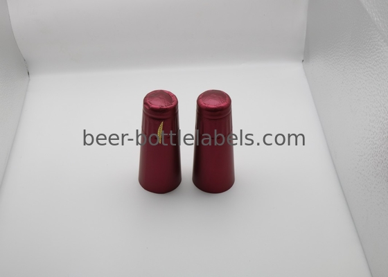 Champagne Bottle Aluminum Foil Shrink Cap Custom Standard Wine Glass Bottle Aluminum Cap