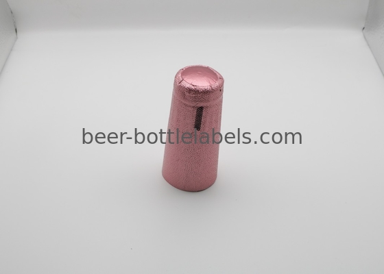 Champagne Bottle Aluminum Foil Shrink Cap Custom Standard Wine Glass Bottle Aluminum Cap