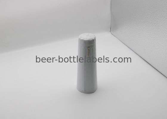 Customize PVC Heat Shrink Caps Seal For Champagne Wine Liquor Bottle Cap Shrink Wrap With Tear stripe