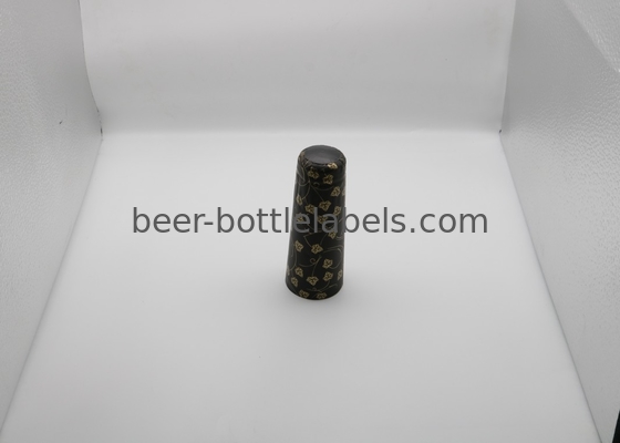 Customize PVC Heat Shrink Caps Seal For Champagne Wine Liquor Bottle Cap Shrink Wrap With Tear stripe