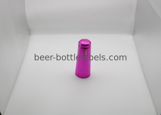 Customize PVC Heat Shrink Caps Seal For Champagne Wine Liquor Bottle Cap Shrink Wrap With Tear stripe