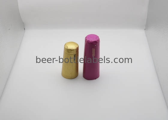 Customize PVC Heat Shrink Caps Seal For Champagne Wine Liquor Bottle Cap Shrink Wrap With Tear stripe