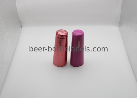 Aluminum foil cap for champagne bottle customized golden color aluminum foil wine capsule champagne foil capsule