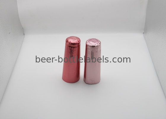 Customize PVC Heat Shrink Caps Seal For Champagne Wine Liquor Bottle Cap Shrink Wrap With Tear stripe