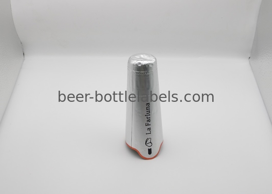 Customize PVC Heat Shrink Caps Seal For Champagne Wine Liquor Bottle Cap Shrink Wrap With Tear stripe