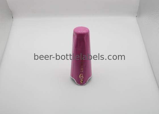 Customize PVC Heat Shrink Caps Seal For Champagne Wine Liquor Bottle Cap Shrink Wrap With Tear stripe
