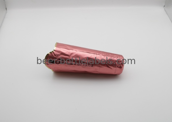 Customize PVC Heat Shrink Caps Seal For Champagne Wine Liquor Bottle Cap Shrink Wrap With Tear stripe