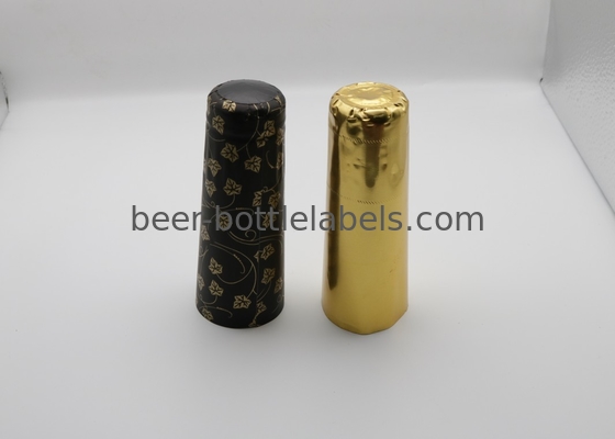Embossed aluminum foil cap for champagne bottle customized color aluminum foil wine capsule champagne foil capsul
