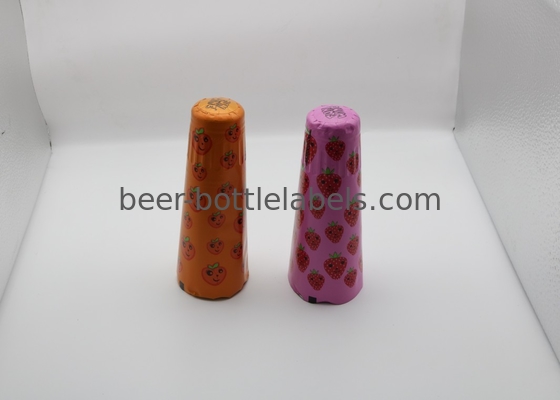 Embossed aluminum foil cap for champagne bottle customized color aluminum foil wine capsule champagne foil capsul