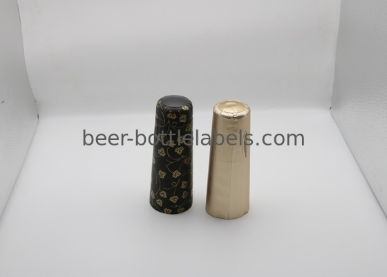 Embossed aluminum foil cap for champagne bottle customized color aluminum foil wine capsule champagne foil capsul