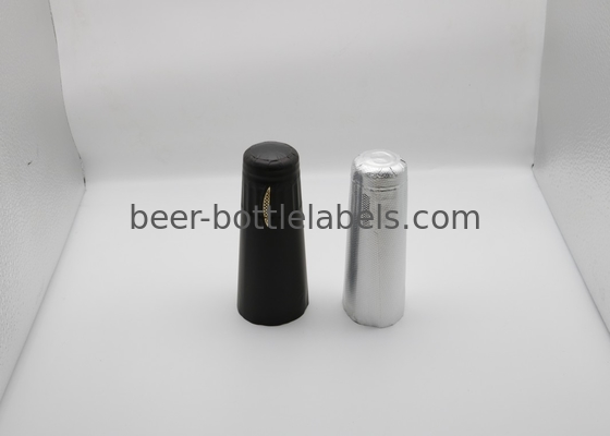 Embossed aluminum foil cap for champagne bottle customized color aluminum foil wine capsule champagne foil capsul