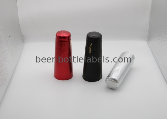 Embossed aluminum foil cap for champagne bottle customized color aluminum foil wine capsule champagne foil capsul