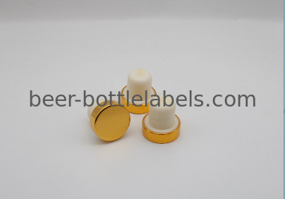 Customized luxury wooden bottle stopper T shape gin whiskey spirits whisky bottle synthetic cork stopper wooden vodka ca