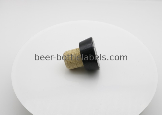 Customized luxury wooden bottle stopper T shape gin whiskey spirits whisky bottle synthetic cork stopper wooden vodka ca