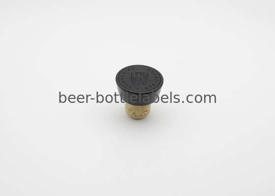 Customized luxury wooden bottle stopper T shape gin whiskey spirits whisky bottle synthetic cork stopper wooden vodka ca