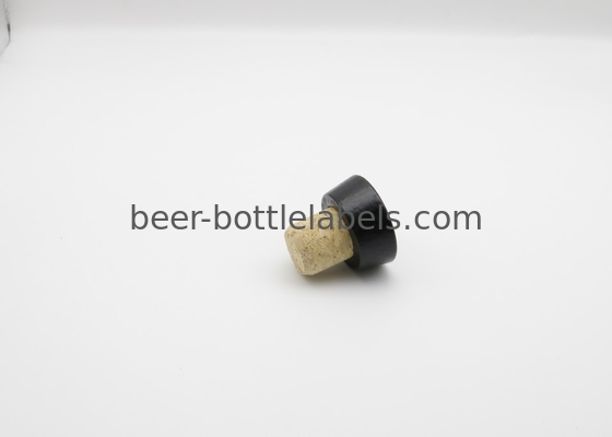 Customized luxury wooden bottle stopper T shape gin whiskey spirits whisky bottle synthetic cork stopper wooden vodka ca