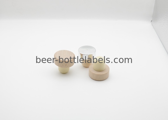 Custom Wood Glass Metal Aluminum Cap Cork Spirit Liquor Vodka Brandy Wine Bottle Cap Cork Round Square Glass Bottle