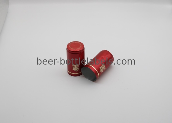 25*43mm 30*60mm Whisky Wine Bottle Tamper Proof Aluminium Closures Caps