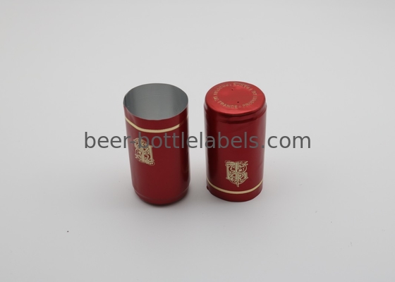 25*43mm 30*60mm Whisky Wine Bottle Tamper Proof Aluminium Closures Caps