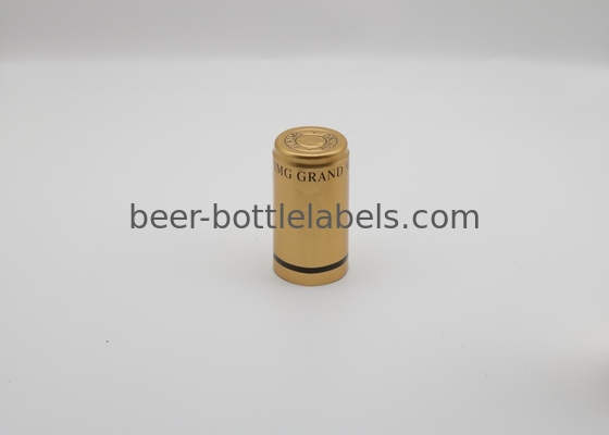 25*43mm 30*60mm Whisky Wine Bottle Tamper Proof Aluminium Closures Caps