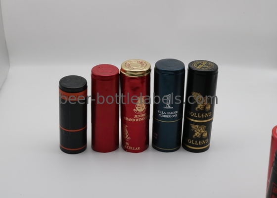 25*43mm 30*60mm Whisky Wine Bottle Tamper Proof Aluminium Closures Caps