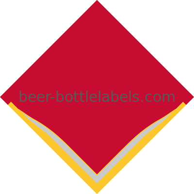 Durable Metalized Paper Beer Neck Label 4 Color Print Your Own Beer Labels