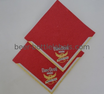 Durable Metalized Paper Beer Neck Label 4 Color Print Your Own Beer Labels