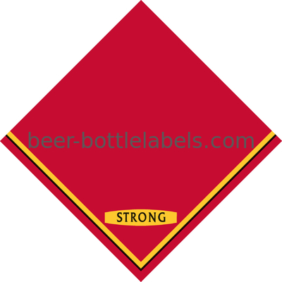 UV Resistant Beer Neck Waterproof Bottle Labels Aluminum Foil Lacquer Coated