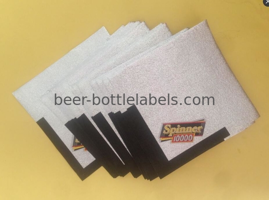 Lightweight Square Waterproof Beer Labels Non Toxic With HACCP Certificated