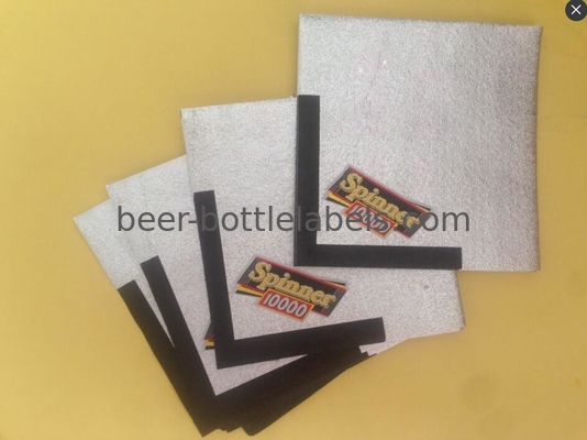 Lightweight Square Waterproof Beer Labels Non Toxic With HACCP Certificated