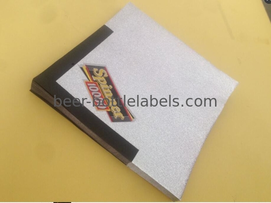 Lightweight Square Waterproof Beer Labels Non Toxic With HACCP Certificated