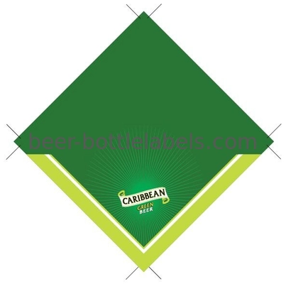 Heat Resistant Waterproof Stickers For Bottles Aluminum Foil Coated Paper