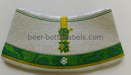 Tear Resistant Removing Beer Bottle Labels Aluminium Labels Stickers UV Protection