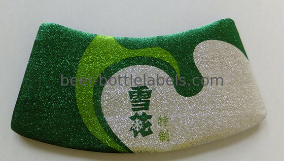 Tear Resistant Removing Beer Bottle Labels Aluminium Labels Stickers UV Protection