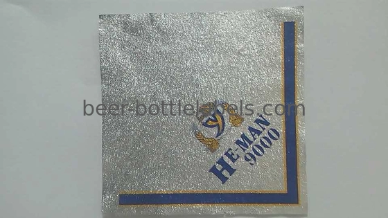 Anti Ultraviolet Waterproof Wine Bottle Labels Embossed Printed Aluminium Labels Stickers