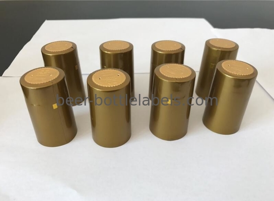 Waterproof Plastic Wine Bottle Shrink Caps 50micron - 100micron Thickness