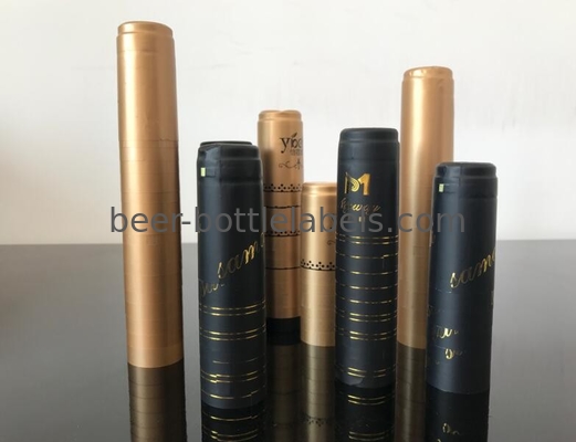 Waterproof Plastic Wine Bottle Shrink Caps 50micron - 100micron Thickness