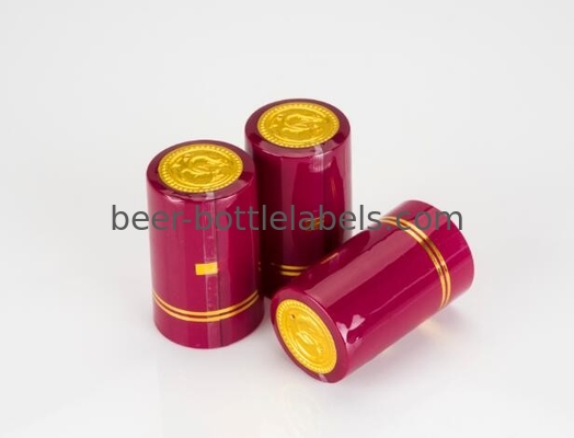 Customized Wine Bottle Shrink Caps Tin Wine Capsules Gravure Printing