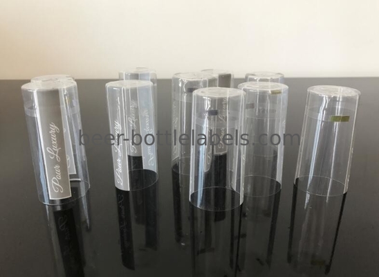 Multi Color Wine PVC Shrink Capsules Alcohol Proof With Aluminum Foil Top