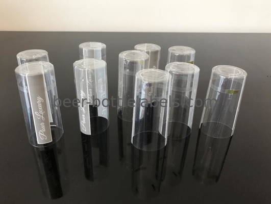 Moistureproof Clear PVC Wine Shrink Capsules Non Toxic Gloss / Matte Lamination
