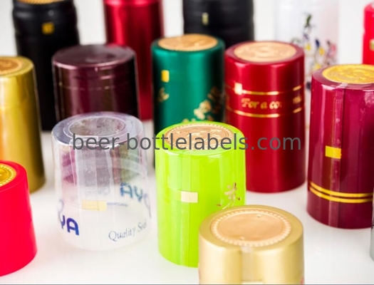 HACCP Certificated Wine Capsule Heat Shrinker Non Toxic Hot Stamping Embossing