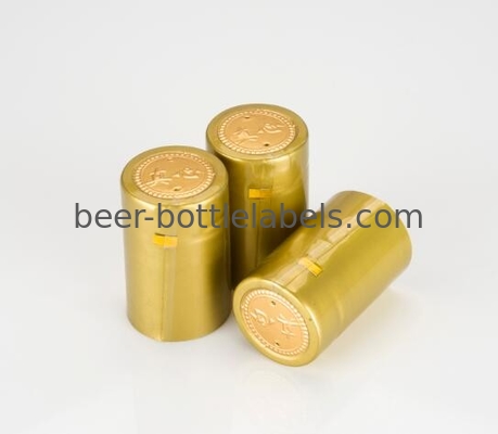 Heat Shrinkable Film Wine Bottle Foil Capsules Anti Ultraviolet Hot Stamping