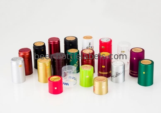 Aluminum Foil Heat Shrink Capsules For Wine Bottles 50micron -100micron