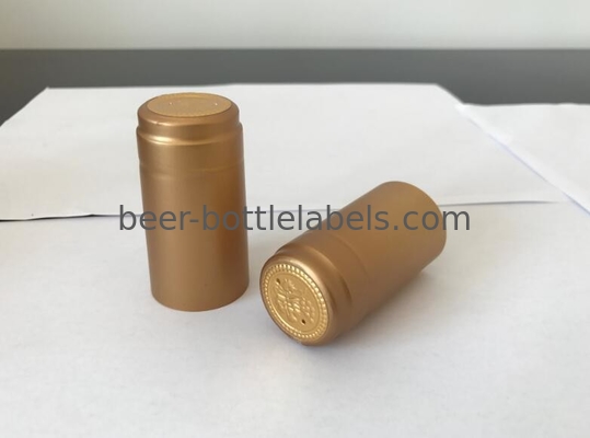 Anti UV Red PVC Shrink Capsules Wine Shrink Caps Waterproof Gravure Printing