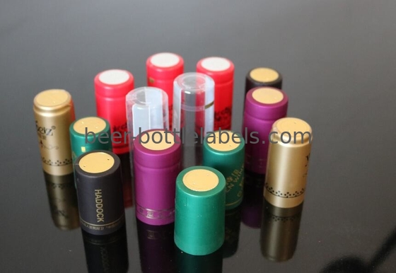 Anti Ultraviolet Heat Shrink Capsules Waterproof PVC Capsules For Wine Bottles