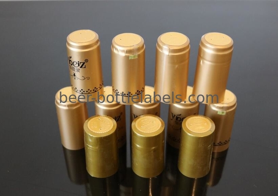 Anti UV Red PVC Shrink Capsules Wine Shrink Caps Waterproof Gravure Printing