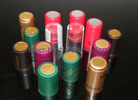 Water Resistant PVC Shrink Capsules UV Proof 50micron - 100micron Thickness